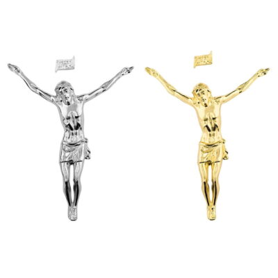 Korpus Chrystusa na krzyż z metalu 21 cm